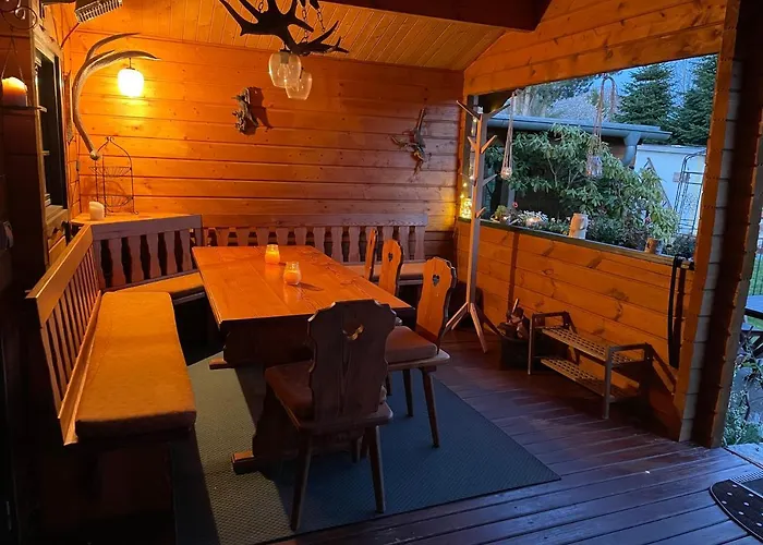 Ostsee Jaegerhuette Am Waldesrand Mit Sauna 公寓 Gelbensande